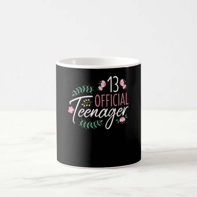 Taza De Café 13 Regalo de cumpleaños de Chicas adolescentes ofi (Centro)
