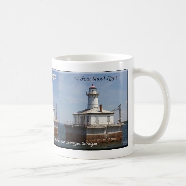 Taza De Café 14 Foot Shoal Light mug (Derecha)