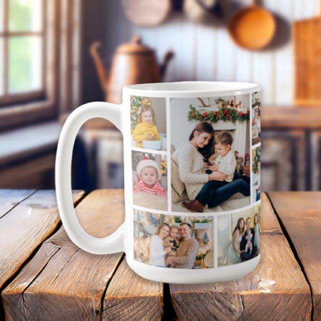 Taza De Café 14 Foto familiar (Custom family photo mug)