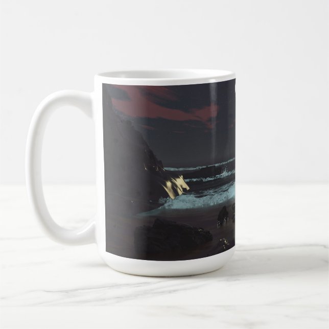 Taza De Café 14 oz mg con la imagen "Stony Path" (Izquierda)
