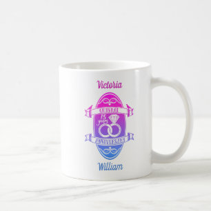 Taza De Café 15º aniversario de los tradicionales bodas de cris