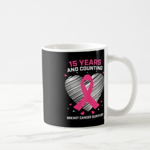 Taza De Café 15 años Regalos gratis contra el cáncer 15 años Cá