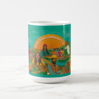 Taza De Café 15 oz Mug: Comunidades de buena comida