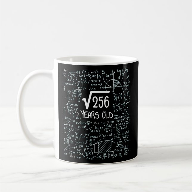 Taza De Café 16.ª Raíz Cuadrada De 256 18 (Izquierda)