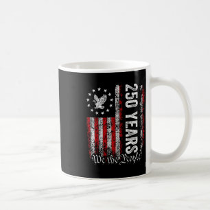 Taza De Café 1776-2026 250 años cumpleaños de América veterano