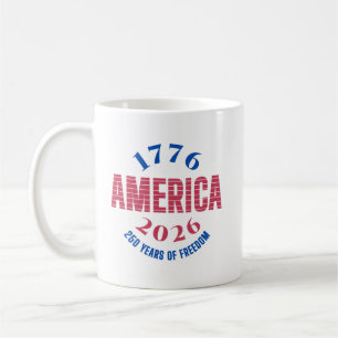 Taza De Café 1776 AMÉRICA 2026 250 años de libertad