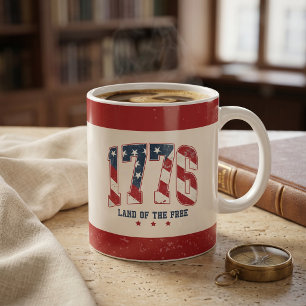Taza De Café 1776 Día de la Independencia del 4 de julio