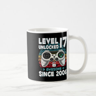 Taza De Café 17 años Bday Son Boy Funny Gamer 17 años Bir
