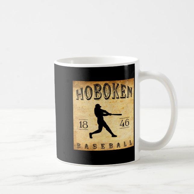 Taza De Café 1846 Hoboken New Jersey Baseball  (Derecha)