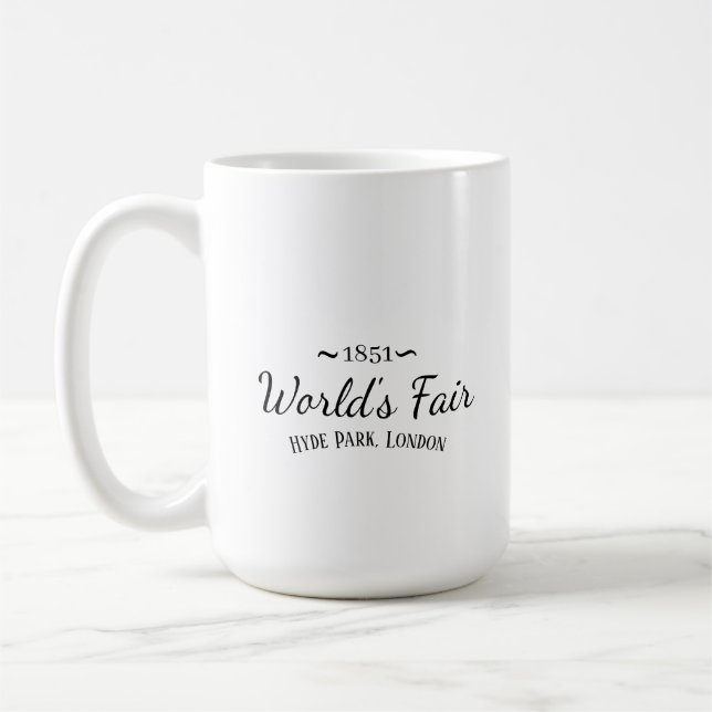 Taza De Café 1851 Victorian Commemorative Mug - Gift (Izquierda)