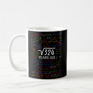 Taza De Café 18.ª Raíz Cuadrada 324 18 Años