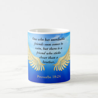 Taza De Café 18:24 de los proverbios