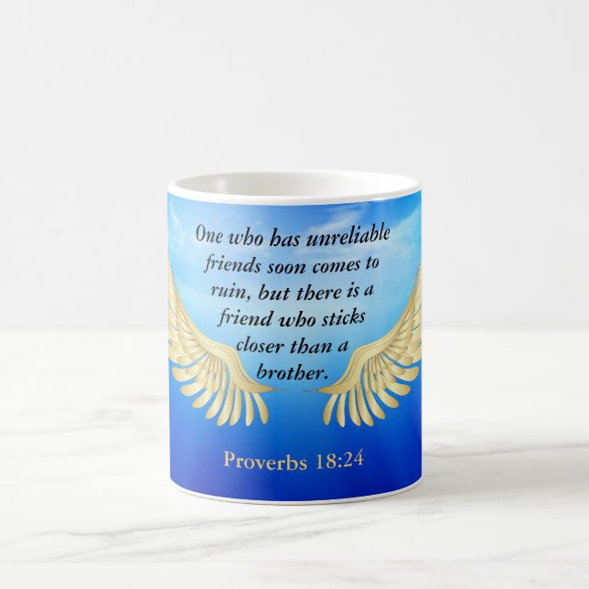 Taza De Café 18:24 de los proverbios (Centro)