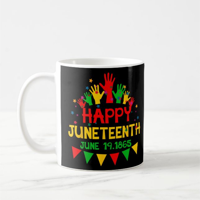 Taza De Café 18 de junio celebrando la libertad negra en África (Izquierda)