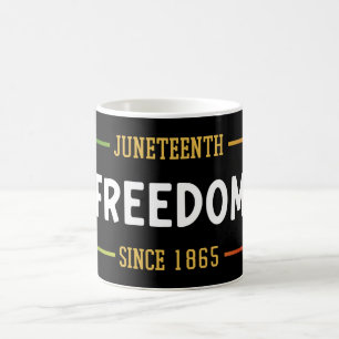 Taza De Café 18 de junio de 1865 celebrando la libertad de los 
