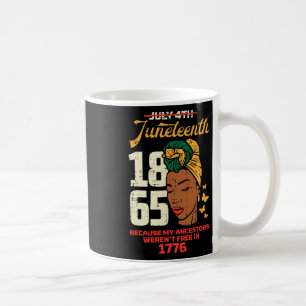Taza De Café 18 de junio de 1865 porque mis antepasados african