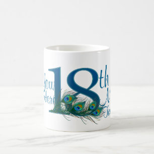 Taza De Café # 18 - décimo octavo aniversario de boda o décimo