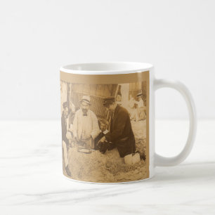 Taza De Café 1914 diversión en la playa RPPC