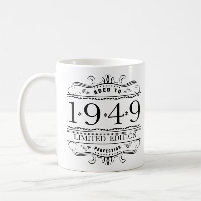 Taza De Café 1949 edición limitada Cumpleaños (Izquierda)