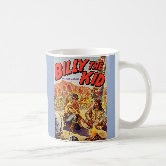 Taza De Café 1955 Billy the Kid Western Cubierta anual (Derecha)