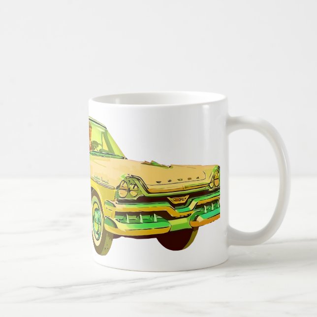 Taza De Café 1957 Dodge Personalizado Royal Lancer (Derecha)