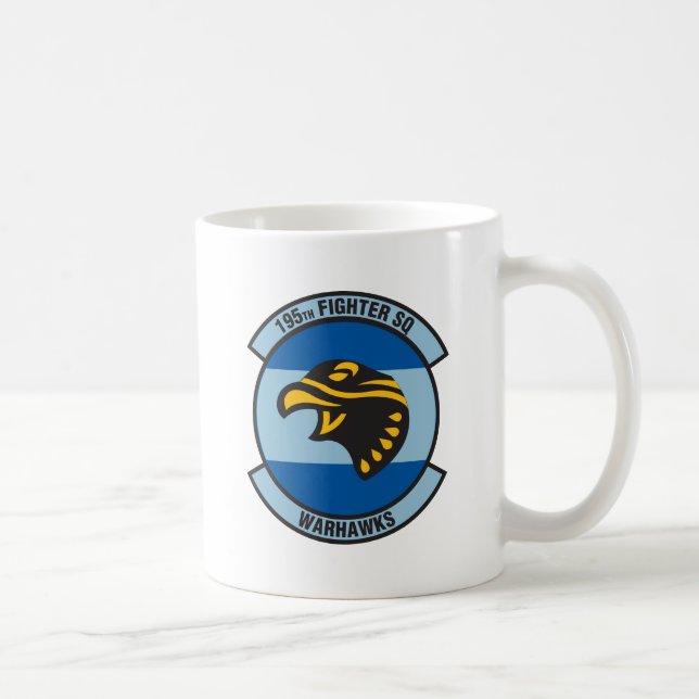 Taza De Café 195o Escuadrón de caza de Warhawks (Derecha)