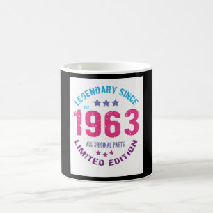 Taza De Café 1963 Cumpleaños Vintage