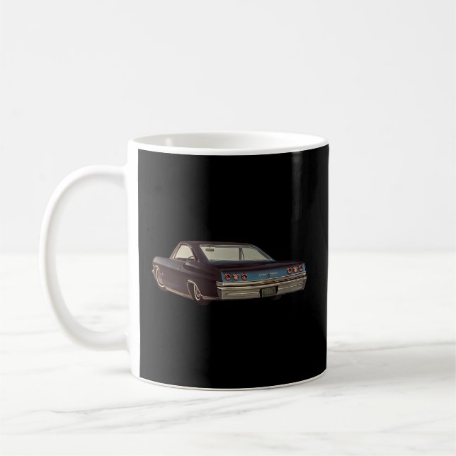 Taza De Café 1965 Impala Bajo Rider Kustom Plomo Personalizado  (Izquierda)