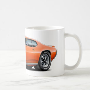 Taza De Café 1968-69 coche del naranja de GTO