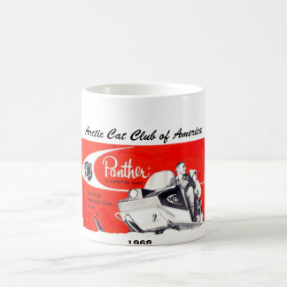 Taza De Café 1968 Panther, 1968, club ártico del gato de