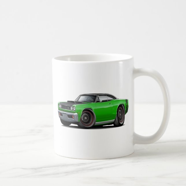 Taza De Café 1969 ruedas comunes superiores Verde-Negras de la (Derecha)