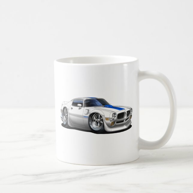 Taza De Café 1970/72 coche del blanco del transporte (Derecha)