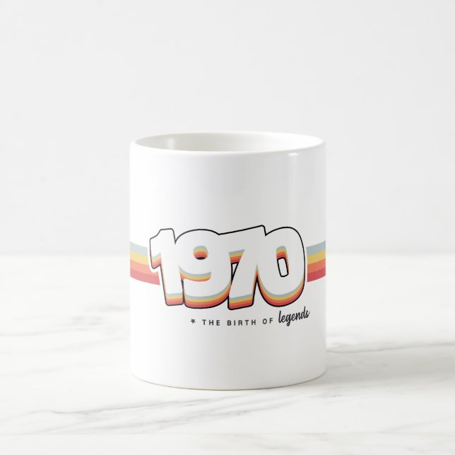 Taza De Café 1970 El nacimiento de las leyendas (Centro)