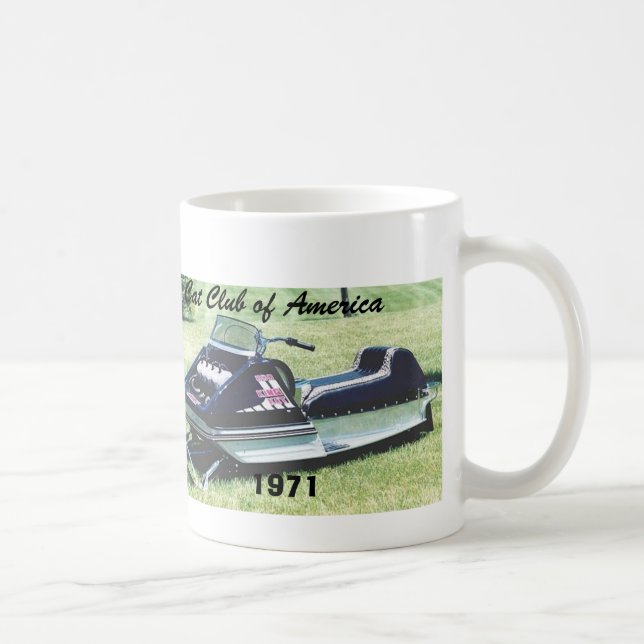 Taza De Café 1971KingKat800CC, club ártico del gato de América, (Derecha)