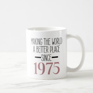 Taza De Café 1975 Cumpleaños 50 Años Regalos Mujeres Café