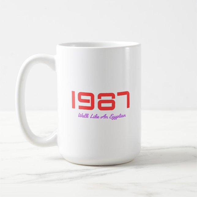 Taza De Café 1987 canción principal, Camina como un egipcio (Izquierda)