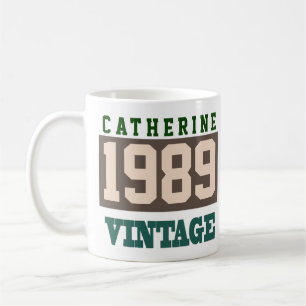 Taza De Café 1989 Año de nacimiento - Celebración de cumplea