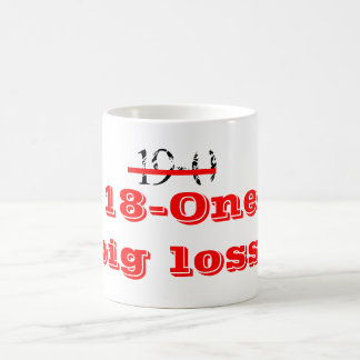 Taza De Café ¡19-0, __, pérdida grande 18-One!