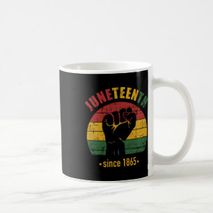 Taza De Café 19 De Junio Desde 1865 Con Bandera Panafricana Y F