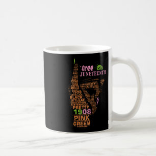 Taza De Café 19 de junio Freeish Pinky de África Negra