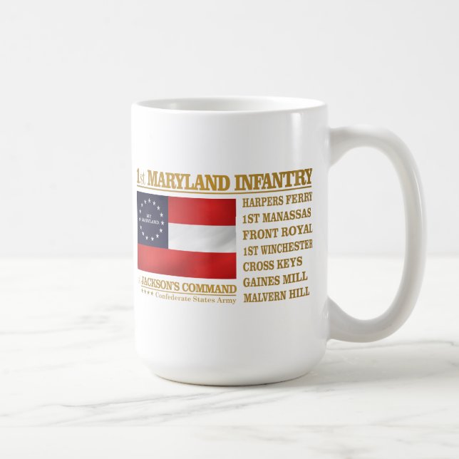 Taza De Café 1.ª Infantería de Maryland (BA2) (Derecha)