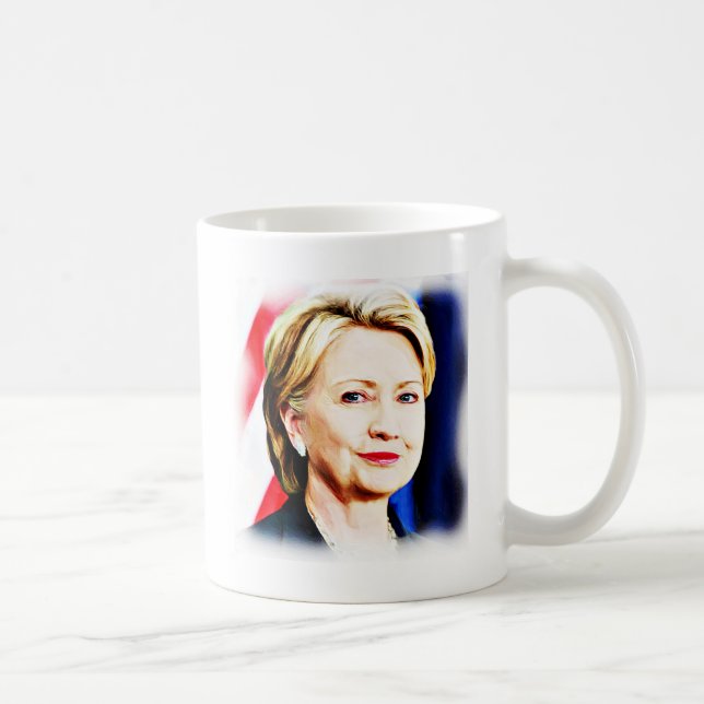 Taza De Café 1.ª Presidenta Hillary Clinton 2016_ (Derecha)