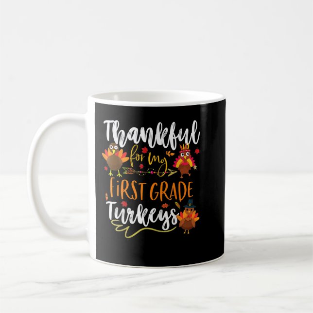 Taza De Café 1.ᵉʳ maestro de primer grado de pavos (Izquierda)