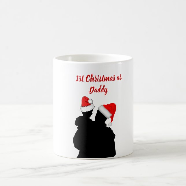 Taza De Café 1.ᵉʳ Navidad como papi mug (Centro)