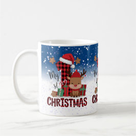 Taza De Café 1.ᵉʳ Navidad Leche de Nieve Blanca Leche Linfa