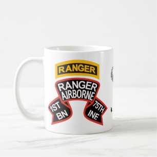 Taza De Café 1.ᵉʳ ranger BN de desplazamiento y tabulación 