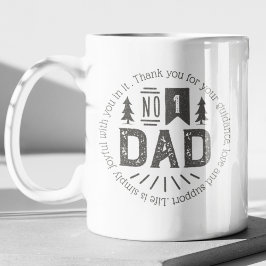 Taza De Café #1 Día del Padre Vintage