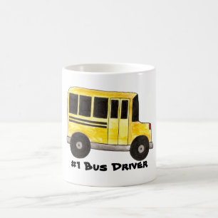 Taza De Café #1 Educación de maestros conductores de autobús es