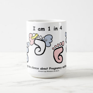 Taza De Café 1 en 4 abortos involuntarios/taza infantil de la