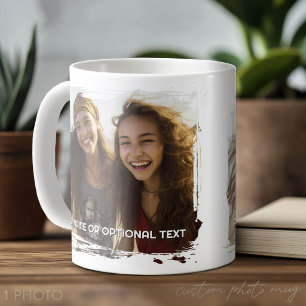 Taza De Café 1 Foto y Texto Completo - Pincelada Horizontal